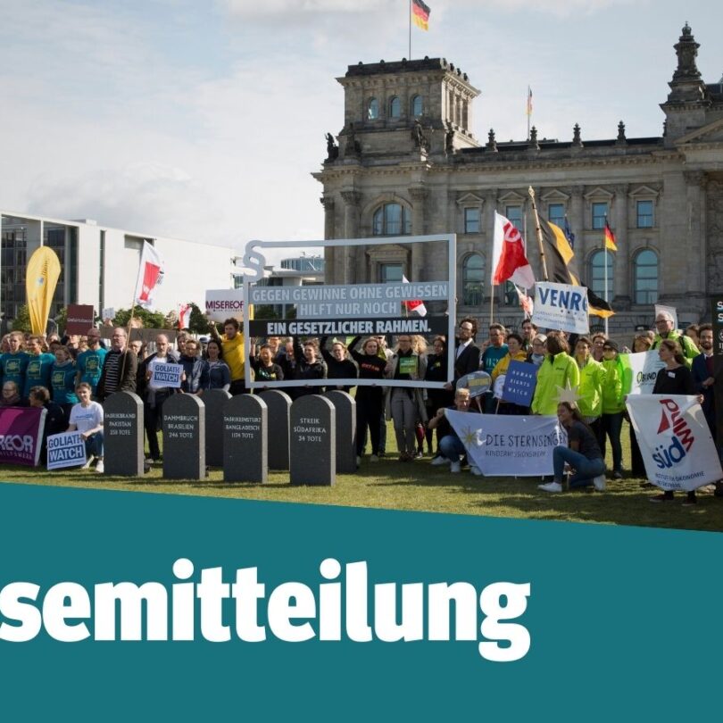 Kritik an Entwurf des Koalitionsvertrags: Lieferkettengesetz nicht verhandelbar